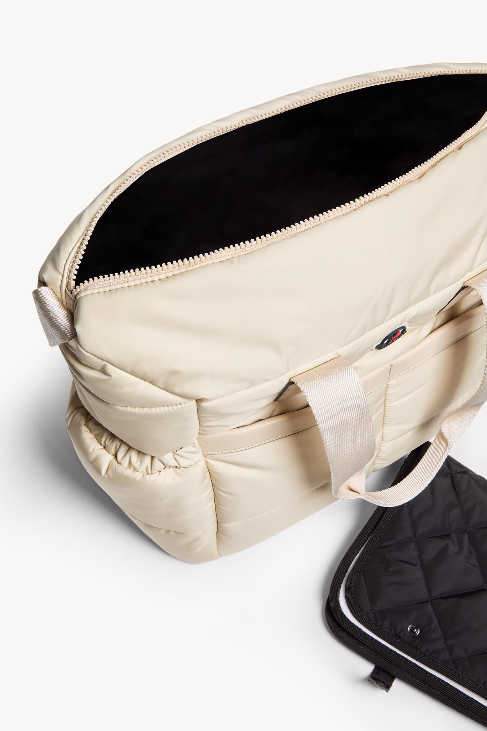 Nylon Diaper Bag Gender Neutral Light Beige Moncler 4